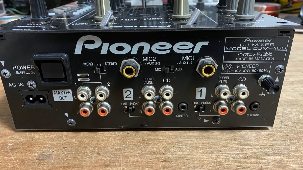 名機】Pioneer パイオニア DJM400 DJミキサー 08年製｜Yahoo!フリマ