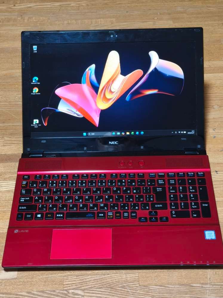 NEC LaVie Windows11 Core i3-7100 SSD275GB M-8GB Offfce2021 Wls