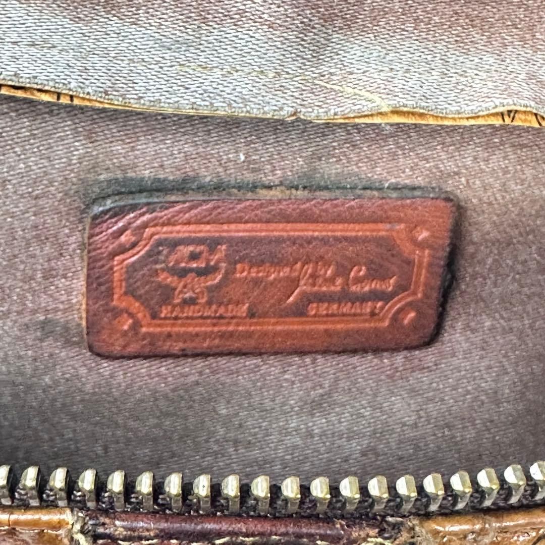 希少 大人気 MCM ヴィセトス レザー ウエストポーチ ボディバッグ ロゴ