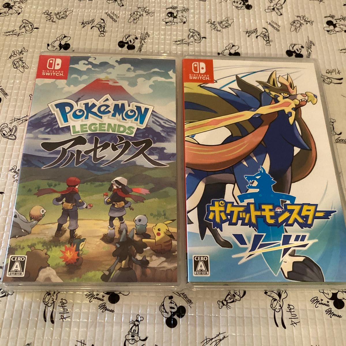 Suica ポケッモンスター ソード LEGENDSアルセウス 2点セット Switch