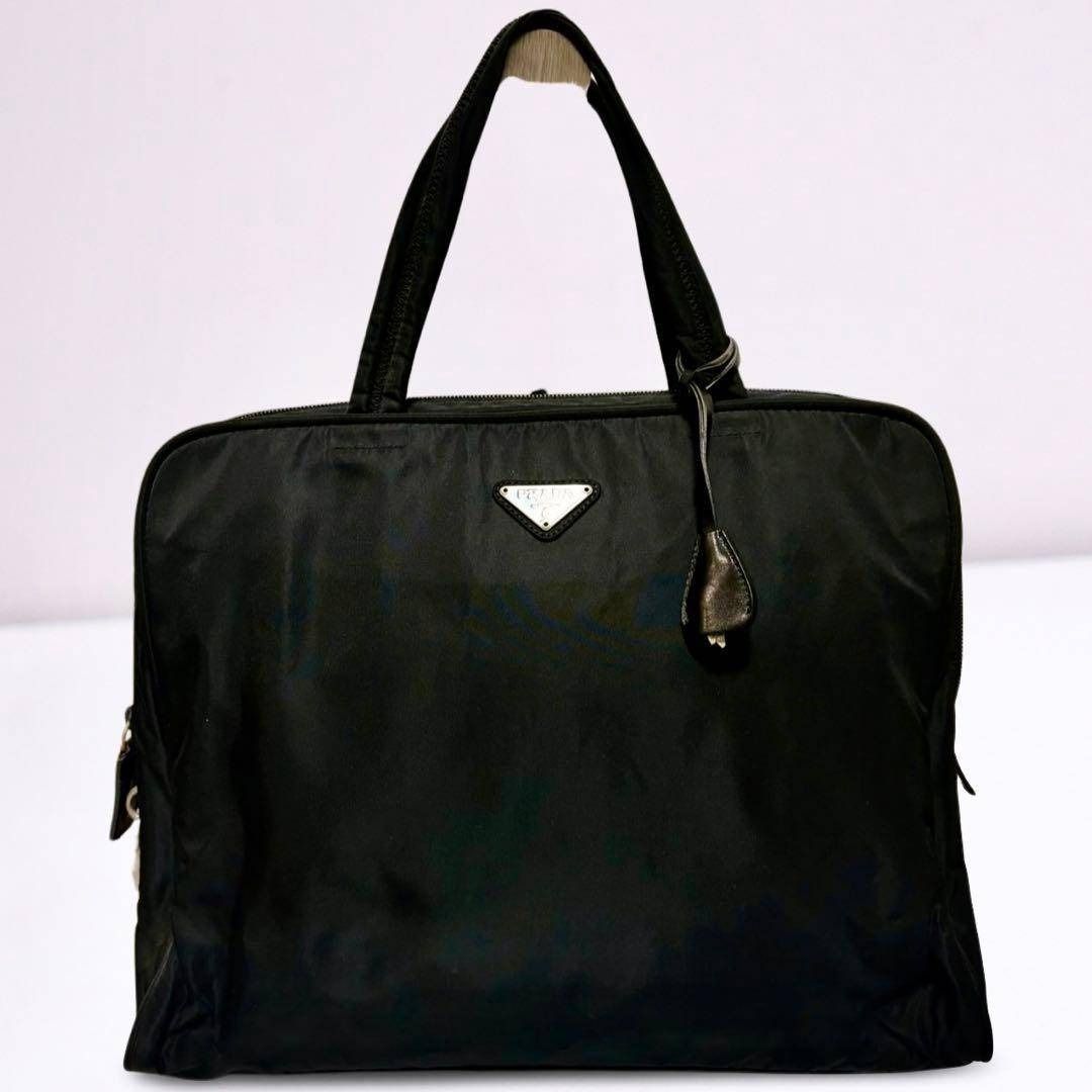 正規品】PRADAプラダ トートバッグ ブリーフケースビジネスバッグ 三角