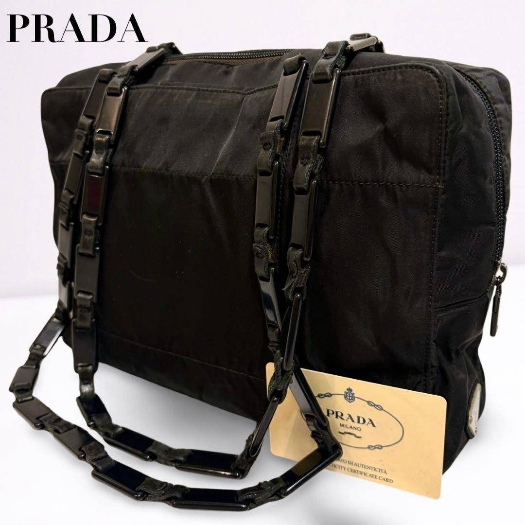 正規品 PRADAプラダ ショルダーバッグチェーンショルダー キルティング