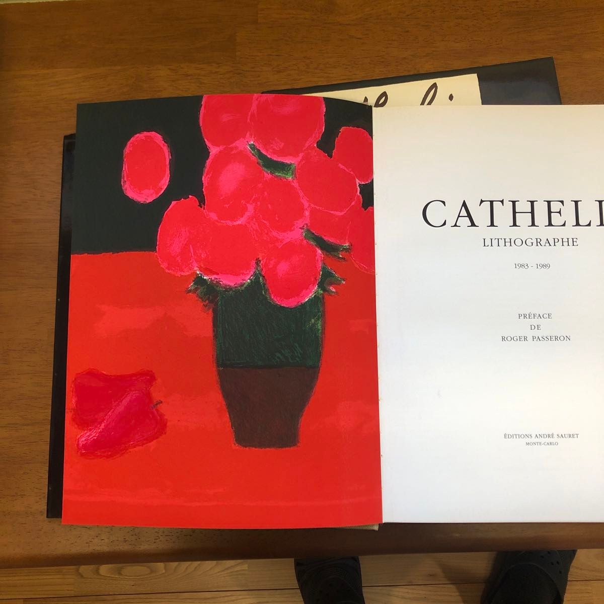 ベルナール・カトラン リトグラフ版画付き 画集 作品集 図録2冊 限定