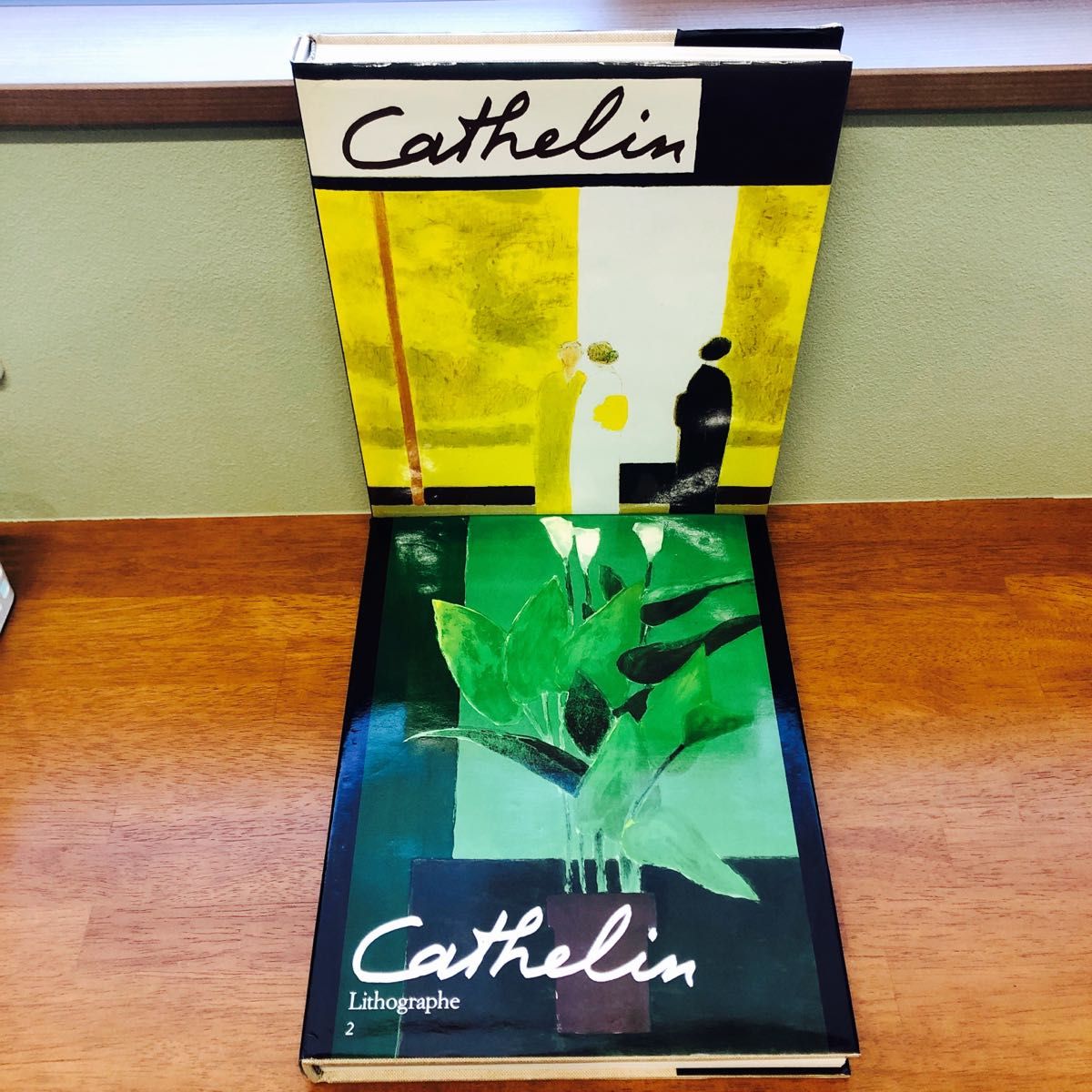 ベルナール・カトラン リトグラフ版画付き 画集 作品集 図録2冊 限定