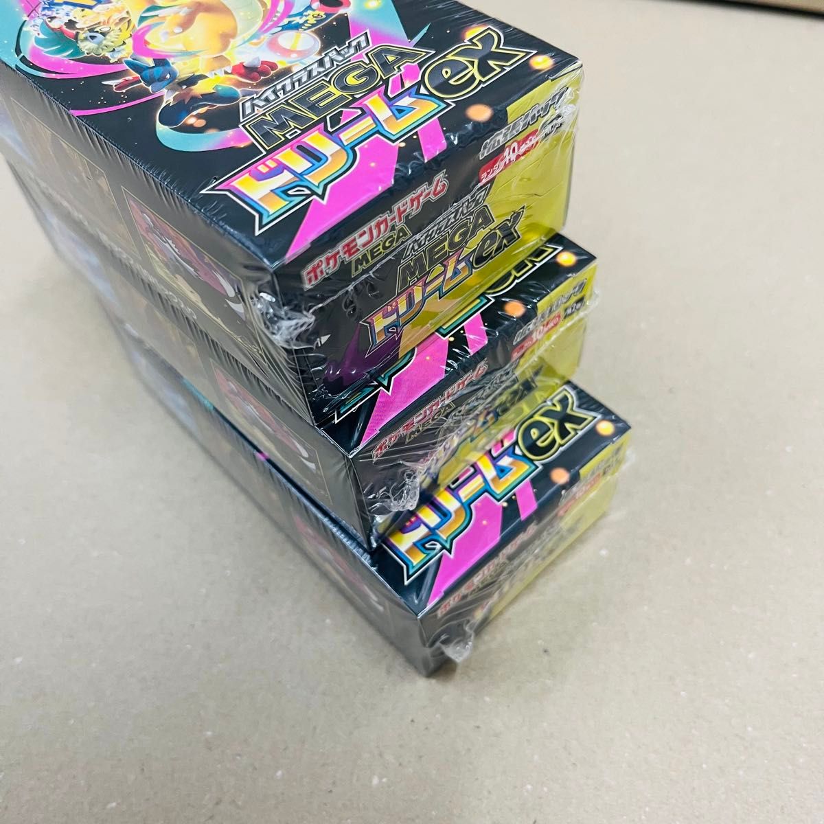 ポケモンカードゲーム MEGAドリームex 3BOX シュリンク付き 新品 未