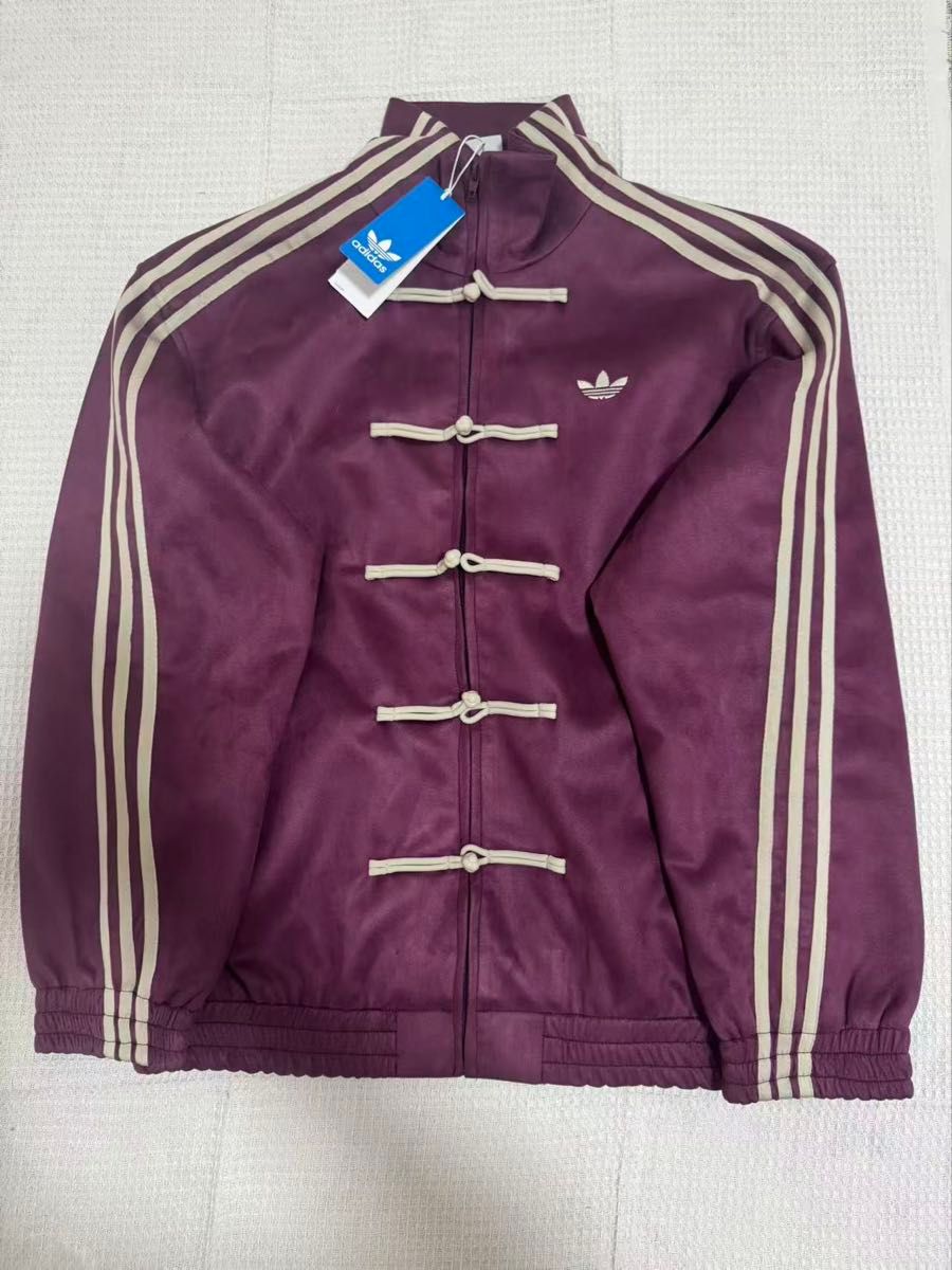 adidasアディダス 中国限定 蛇年トラックジャケット パープル -L