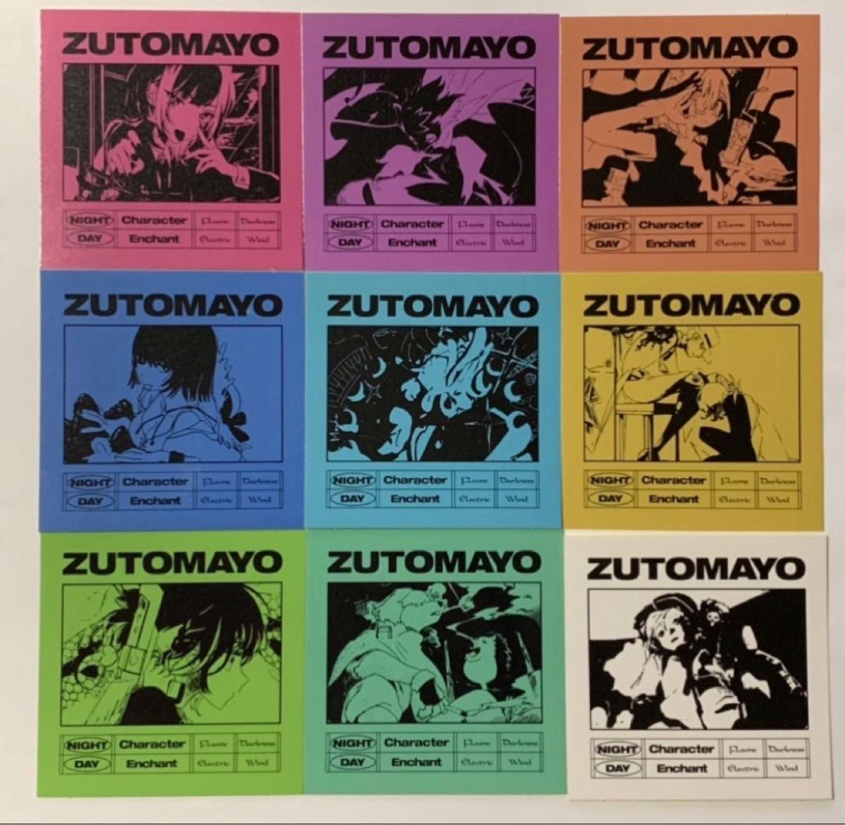 ZUTOMAYO CARD 第2弾ステッカー コンプリートセット 全9種 ずっと