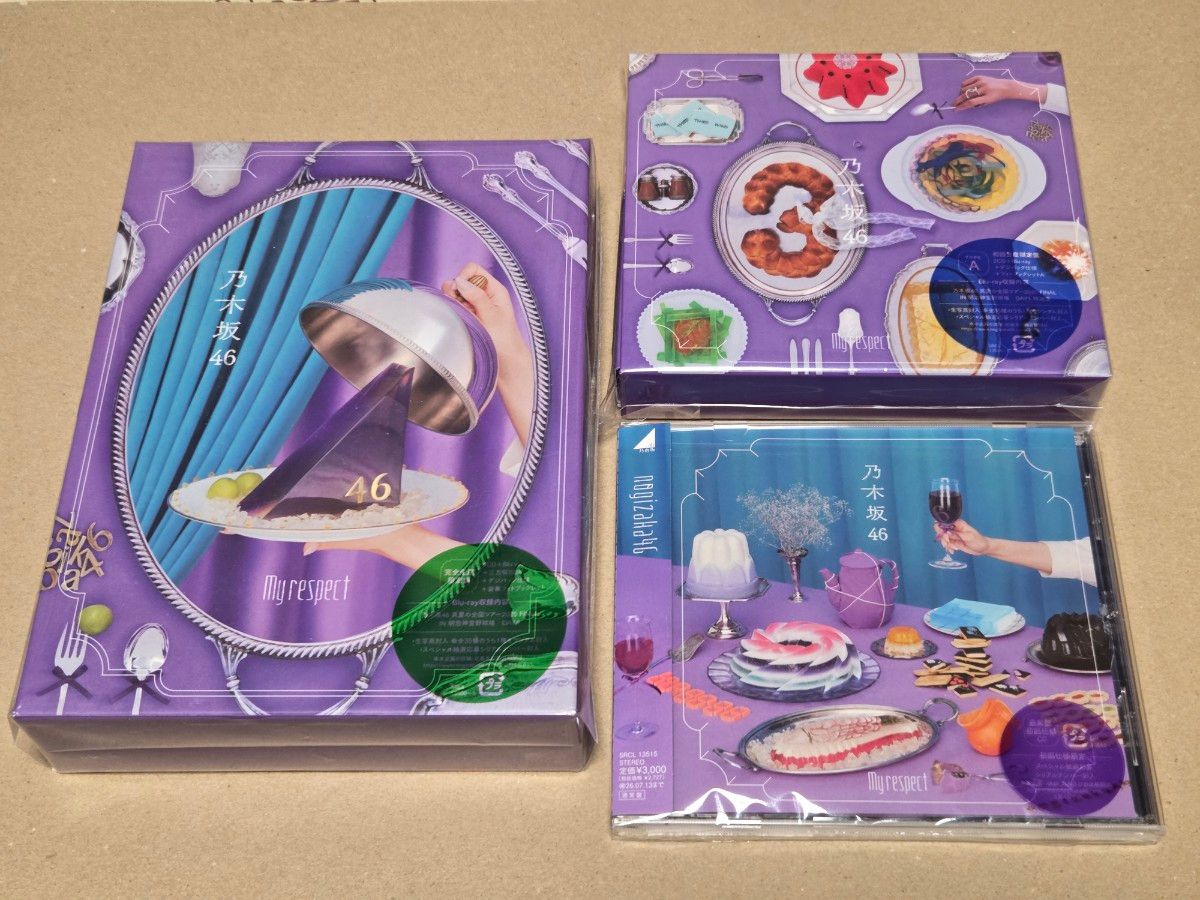 乃木坂46 My respect (完全生産限定盤+初回盤A+通常盤)｜Yahoo!フリマ