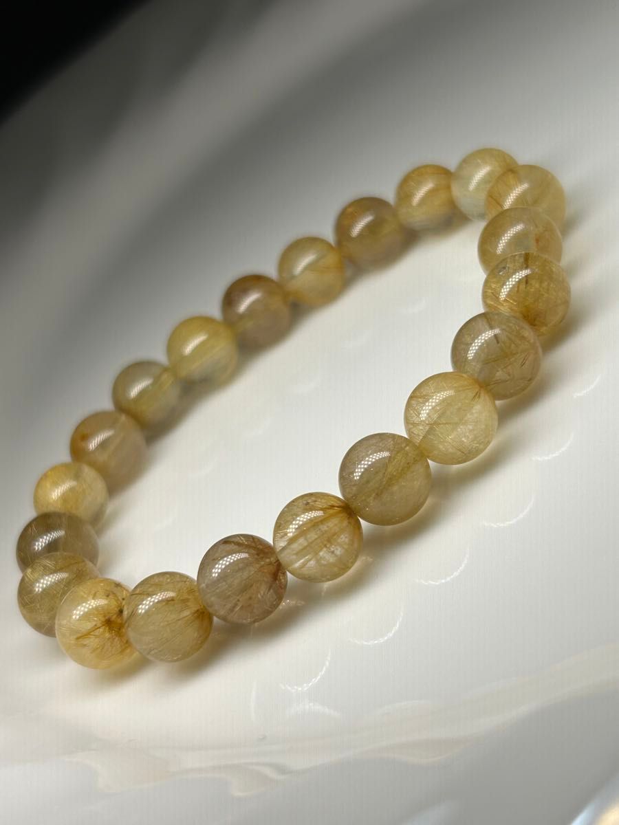 天然石 ヴィーナスヘアルチルクォーツ ブレスレット｜Yahoo!フリマ（旧