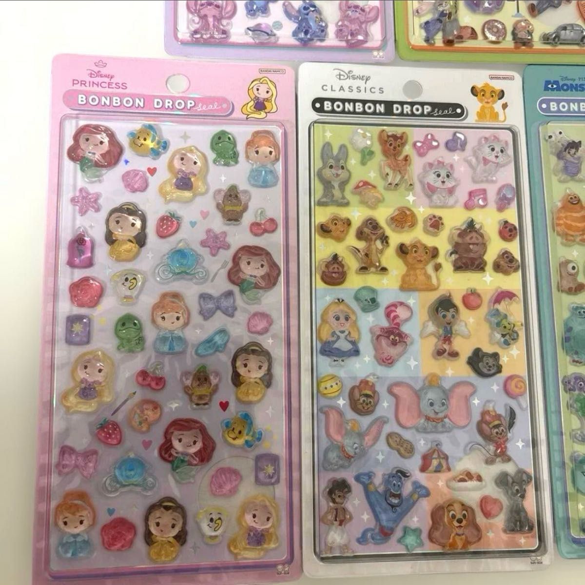 正規品 ボンボンドロップシール ディズニー クラシック プリンセス