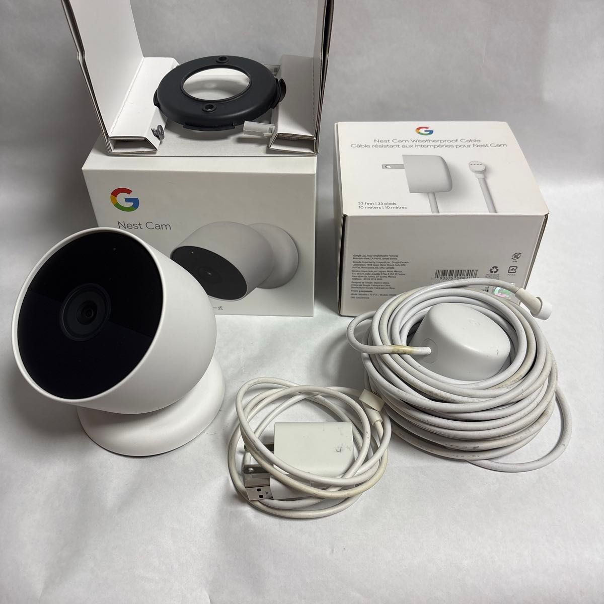 Google Nest Cam バッテリー式 ＋防塵防滴ケーブル（10m）｜Yahoo