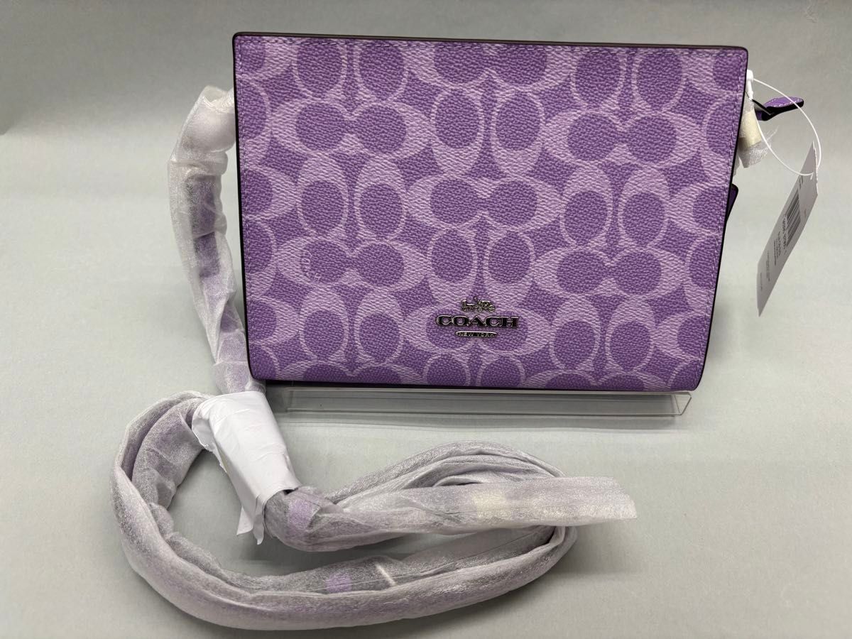 新品未使用】COACH シグネチャーショルダー/クラッチ2WAYバッグ