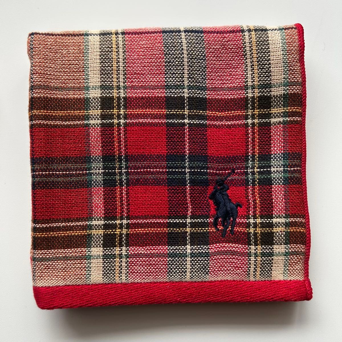 新品 ラルフローレン タオルハンカチ ハンドタオル RALPH LAUREN 片面