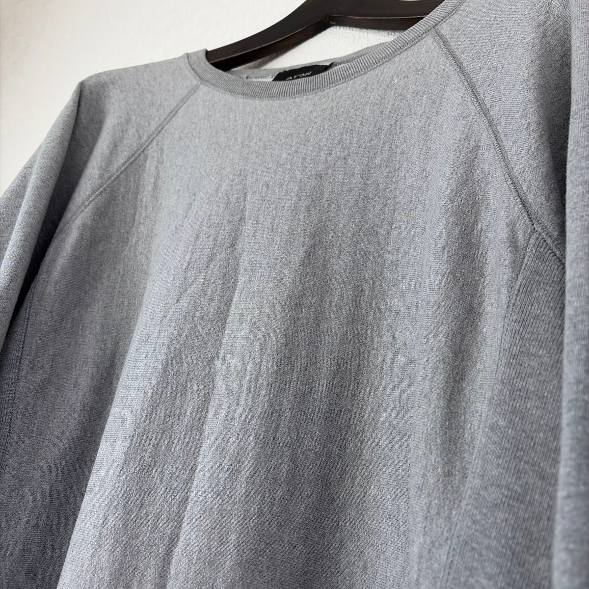 ATON / エイトン】クルーネック スウェット グレー 06サイズ メンズ