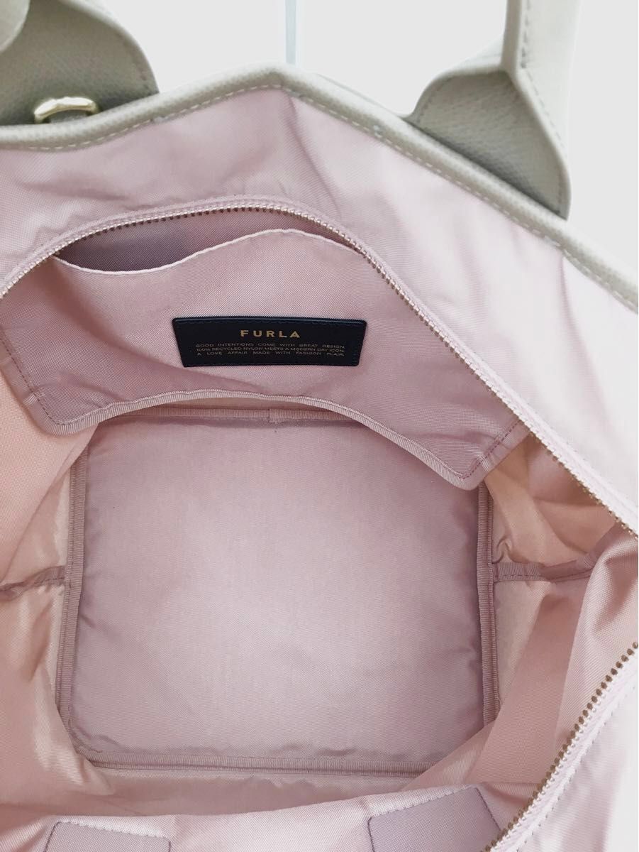 中古美品 フルラ Furla 2WAY トートバッグ Piuma L ショルダー