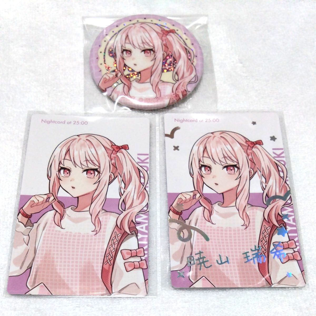 プロセカ 暁山瑞希 クリフェス CF 缶バッジ エピカ ホログラム缶バッジ