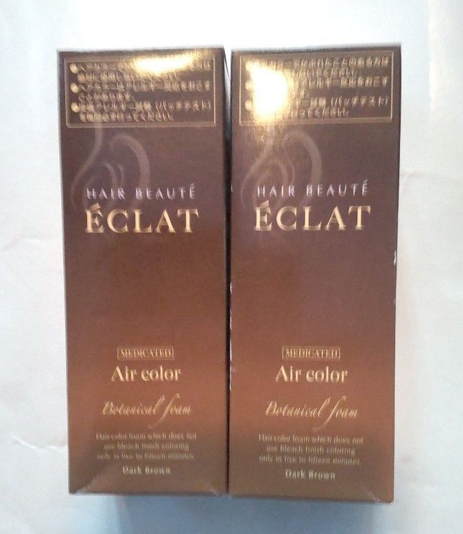 ヘアボーテエクラ ボタニカル エアカラーフォーム 80g ダークブラウン