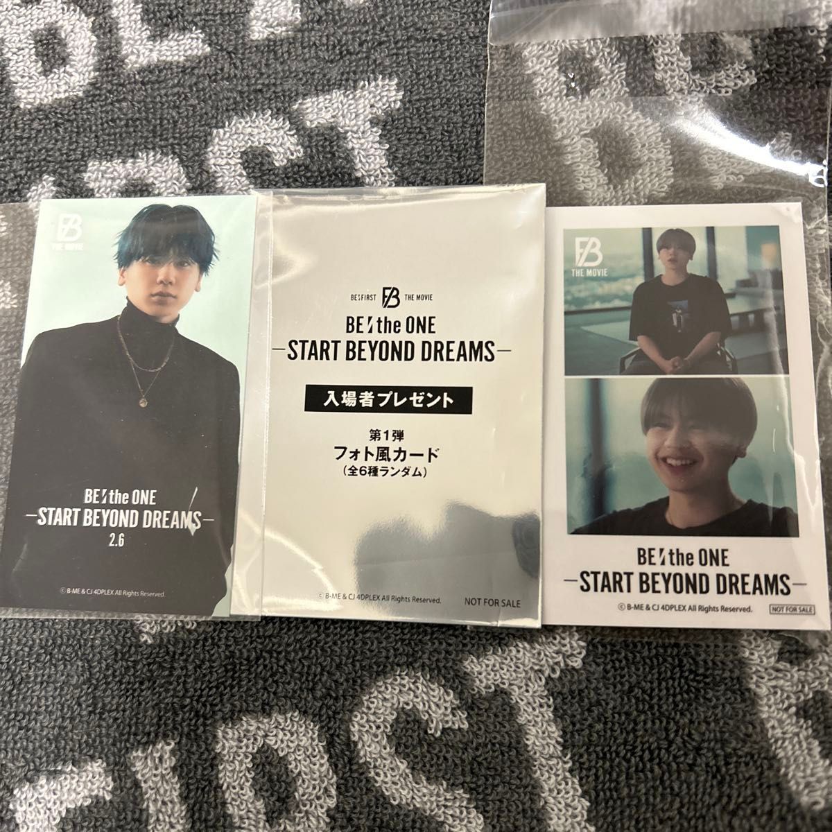 BE FIRST THE MOVIE ムビチケ特典と入場者プレゼント フォト風カード