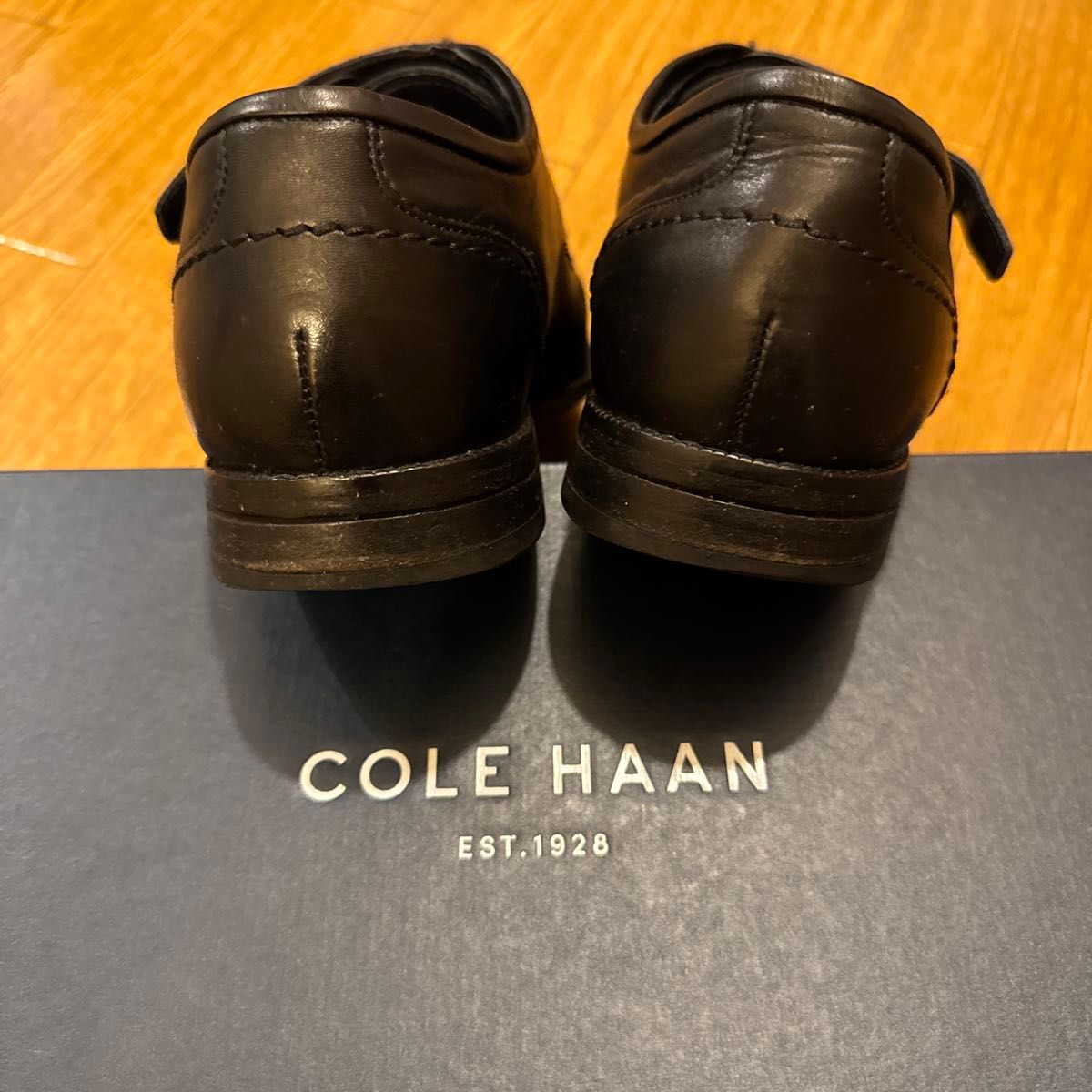 ビジネスシューズ ダブルモンクストラップ 革靴 ブラック8=25 5センチ