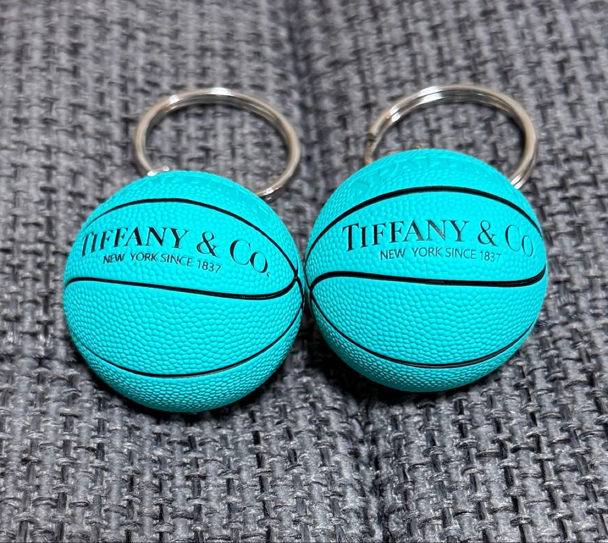 2個セット】バスケットボール キーホルダー ティファニーブルー カラー