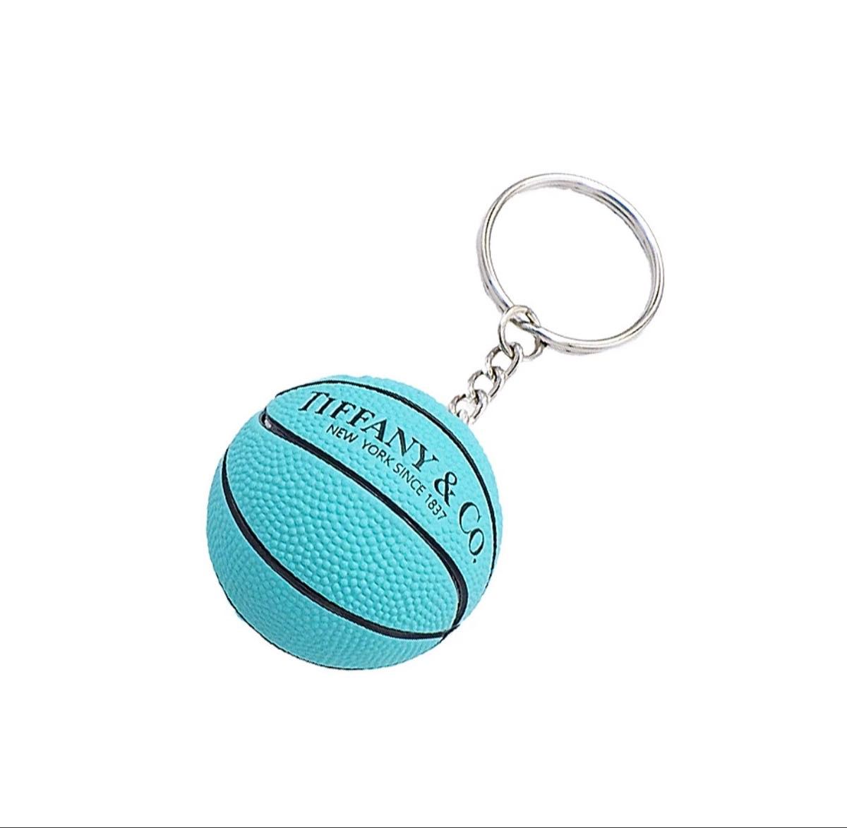 2個セット】バスケットボール キーホルダー ティファニーブルー カラー