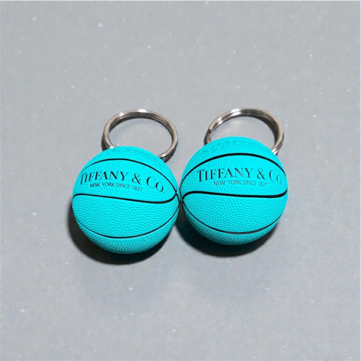 2個セット】バスケットボール キーホルダー ティファニーブルー カラー