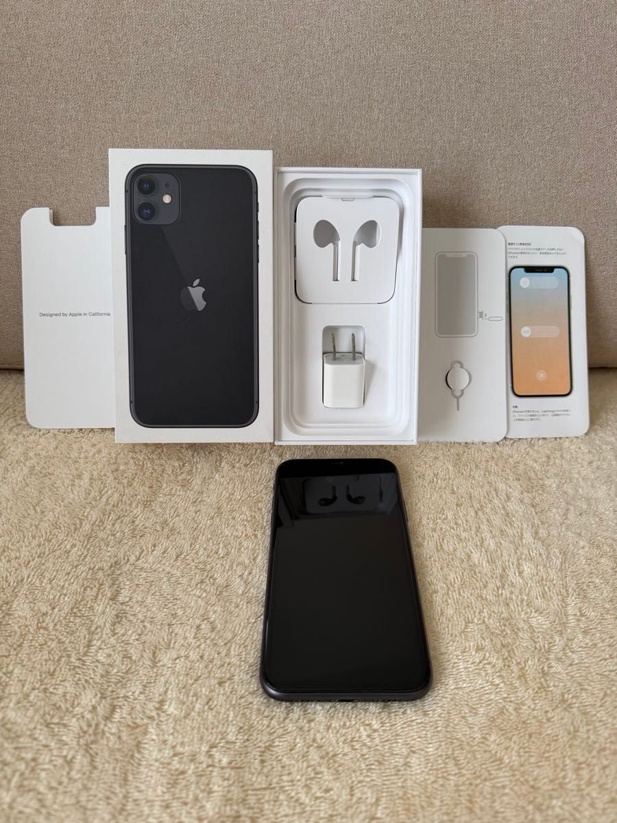 iPhone11 128GB ブラック SIMフリー Apple バッテリー76%｜Yahoo
