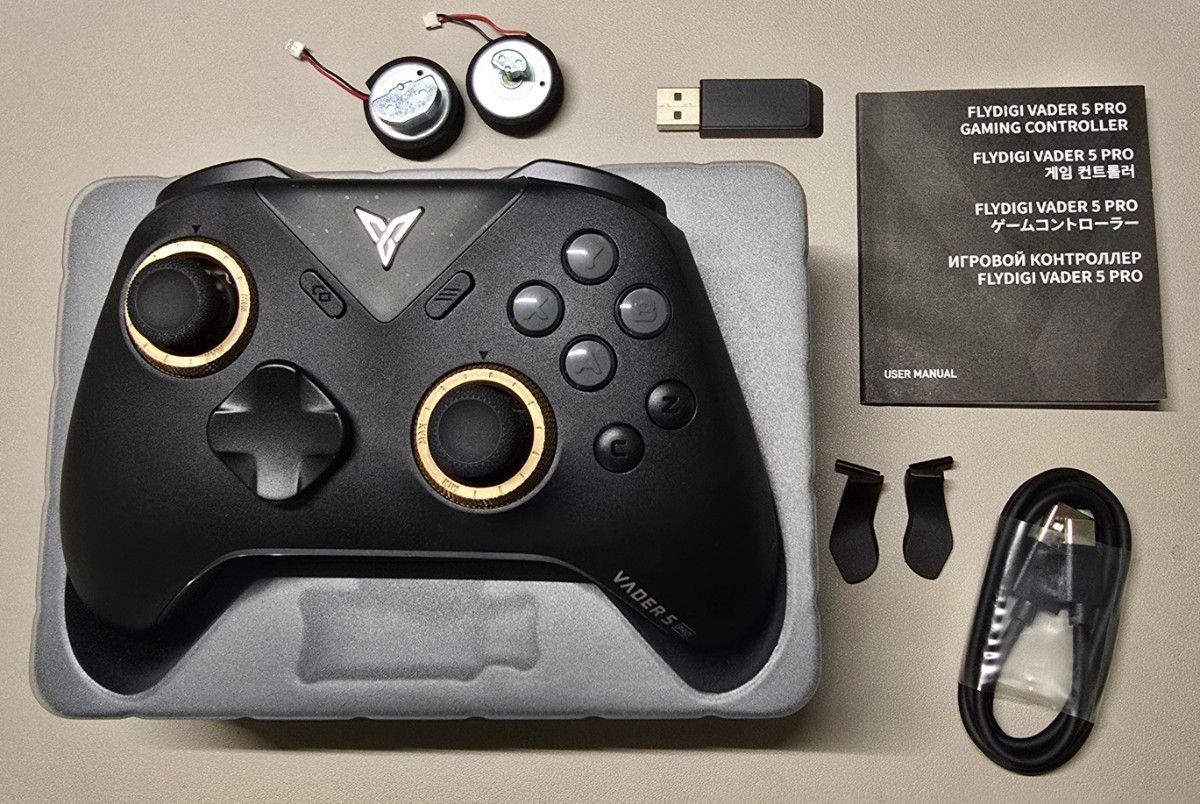 振動モーター除去済み 軽量化 FLYDIGI VADER 5 PRO GAMING CONTROLLER