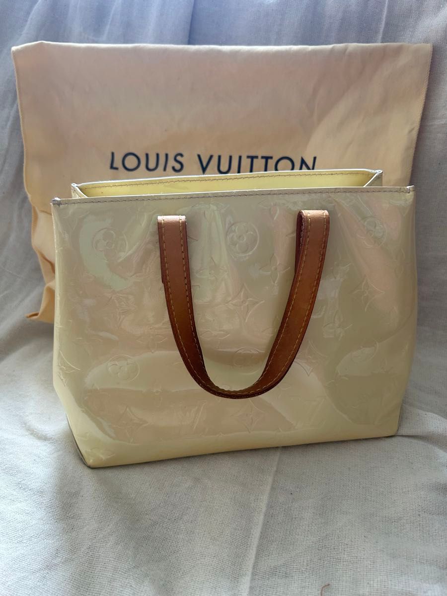 LOUIS VUITTON ルイヴィトン ヴェルニ リードPM ハンドバッグ イエロー