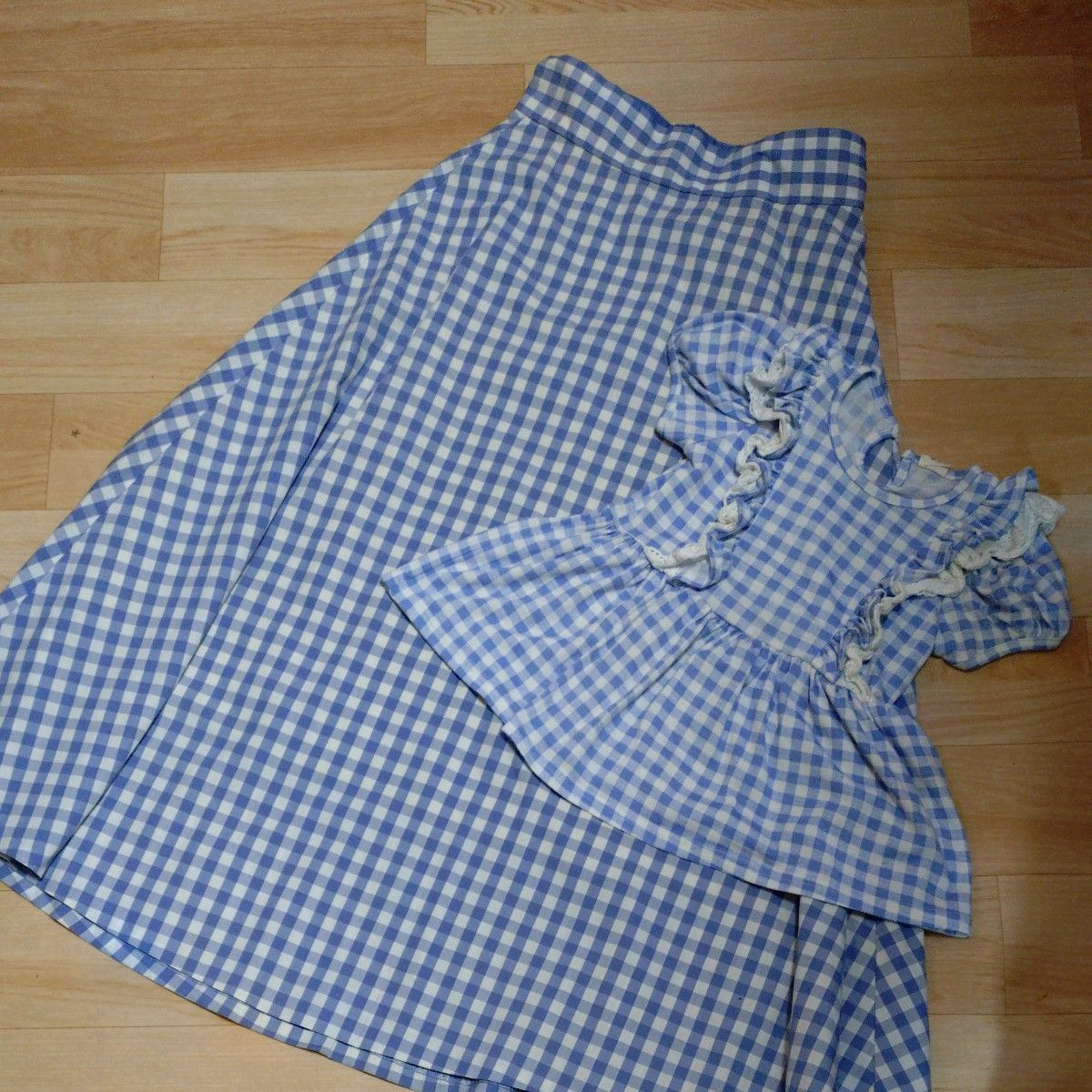 ギンガムチェック 親子リンクコーデ｜Yahoo!フリマ（旧PayPayフリマ）