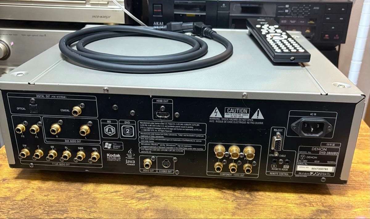 DENON DVD-3800BD｜Yahoo!フリマ（旧PayPayフリマ）