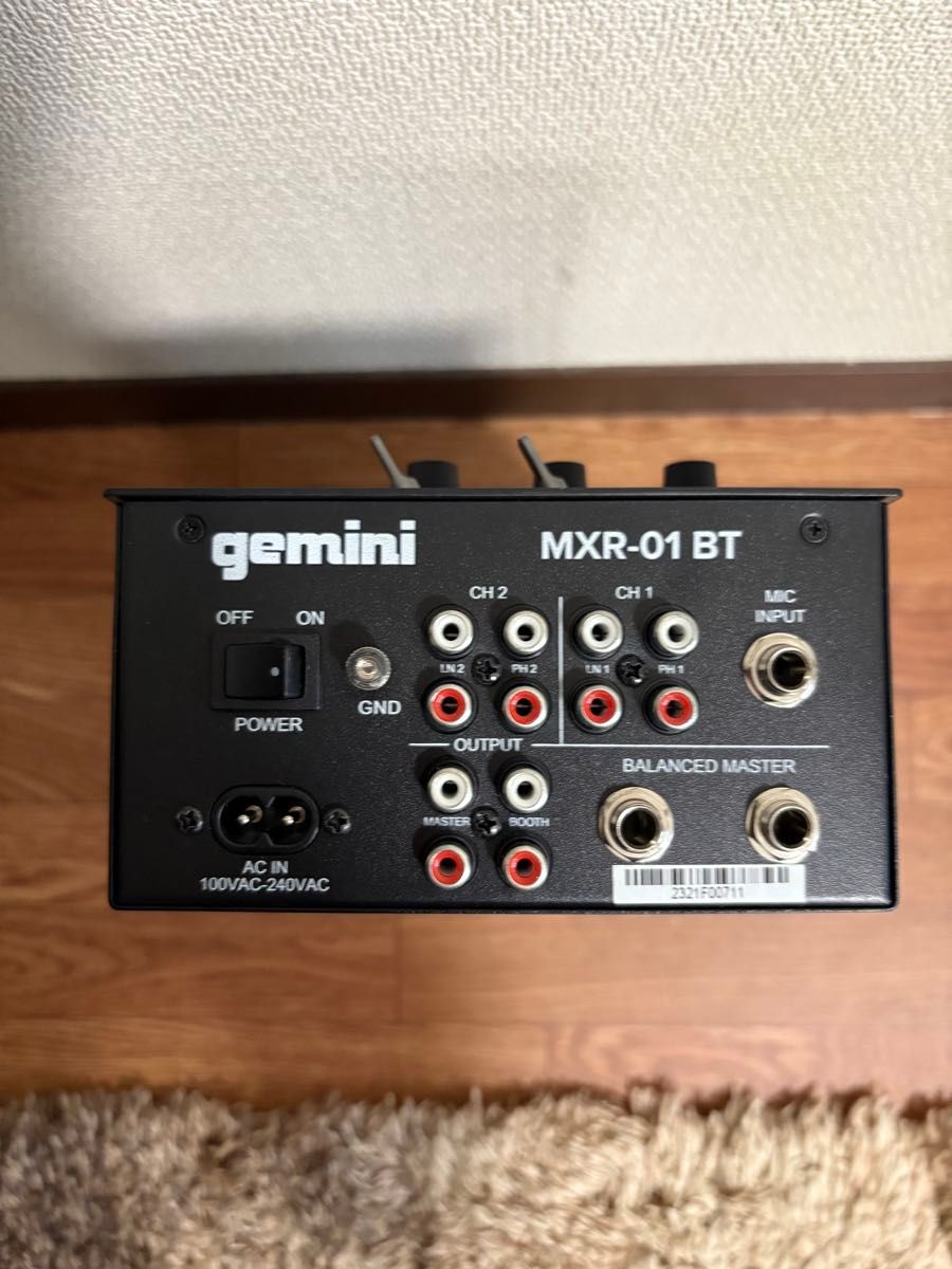 美品 Gemini MXR-01 BT DJミキサー｜Yahoo!フリマ（旧PayPayフリマ）
