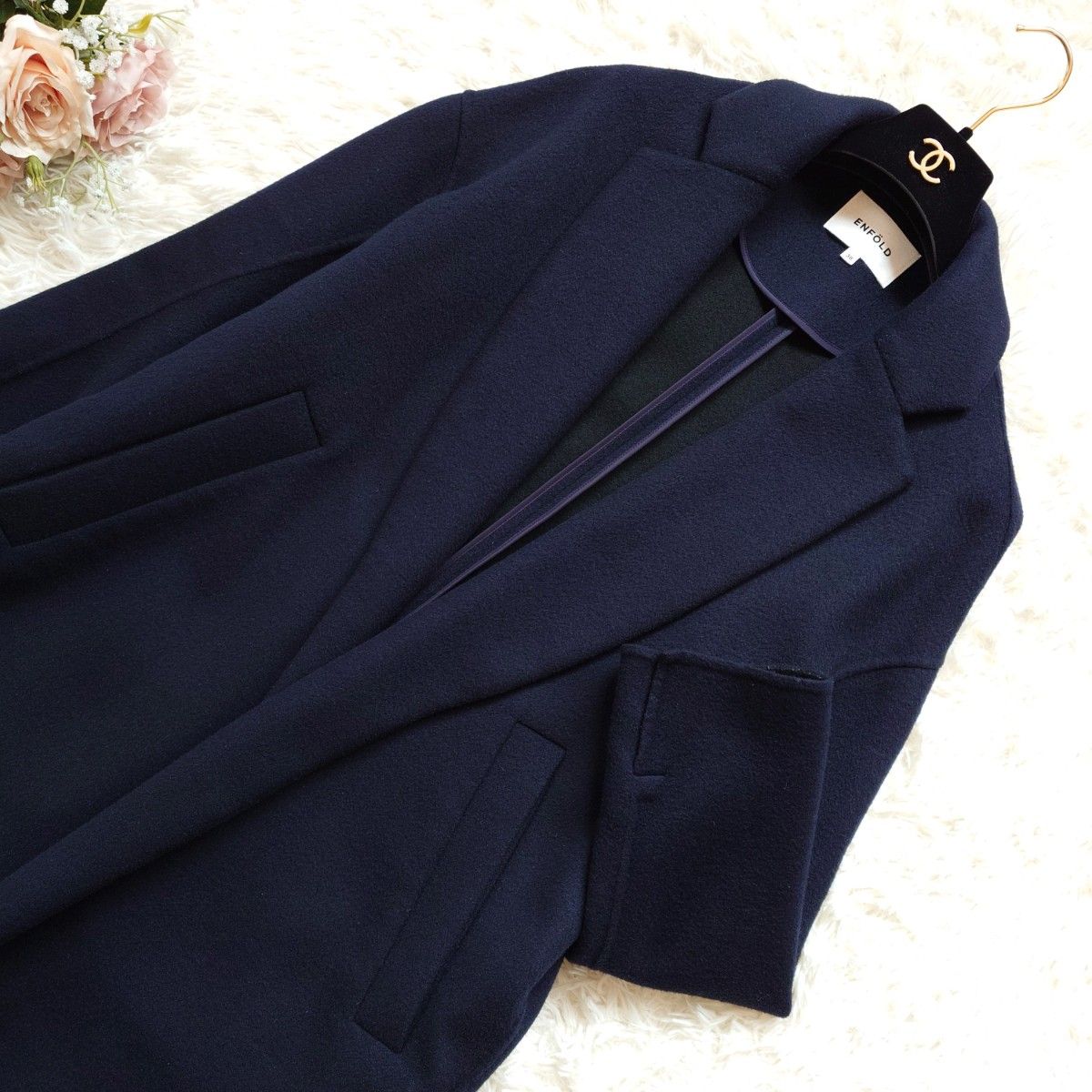 エンフォルド ENFOLD トップリバー チェスターコート ロングコート