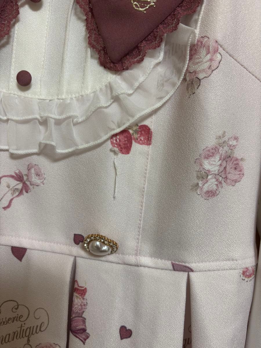 正規品】LIZLISA アフタヌーンティー柄 セットアップ ピンク｜Yahoo