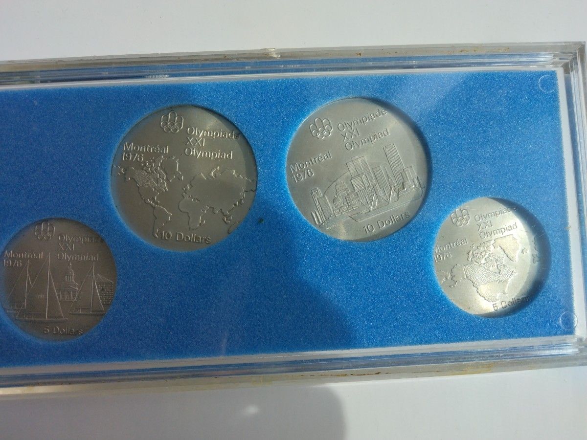 モントリオールオリンピック記念銀貨 4枚セット 1973年 カナダ 5ドル