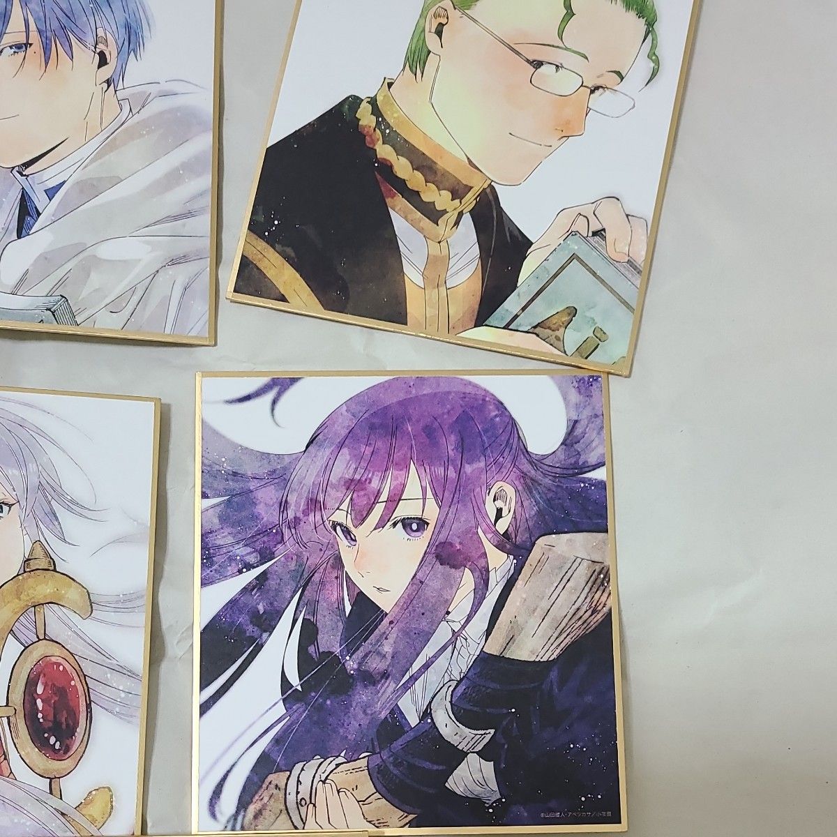 葬送のフリーレン Blu-ray 特典 アベツカサ先生描き下ろしミニ色紙 全7