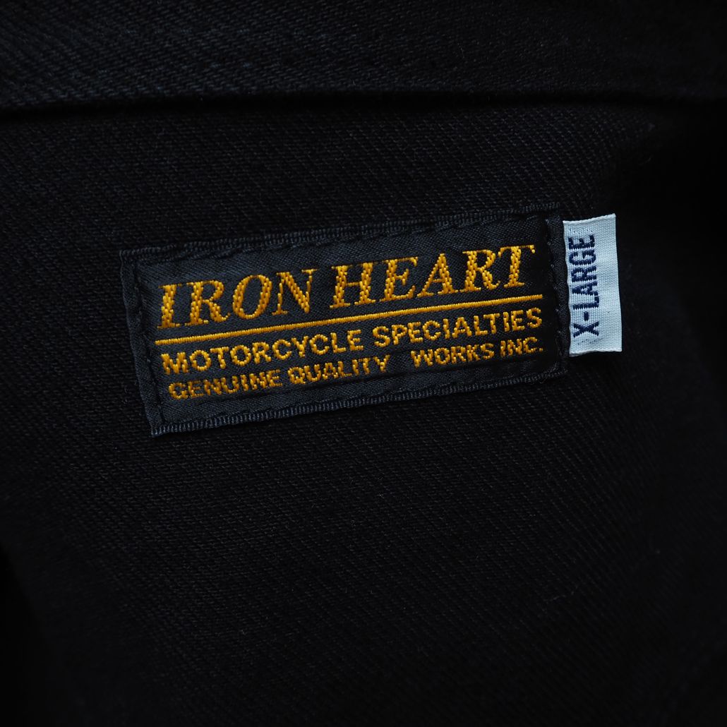 美品 人気サイズXL IRON HEART アイアンハート 黒鎧16ozウエスタン