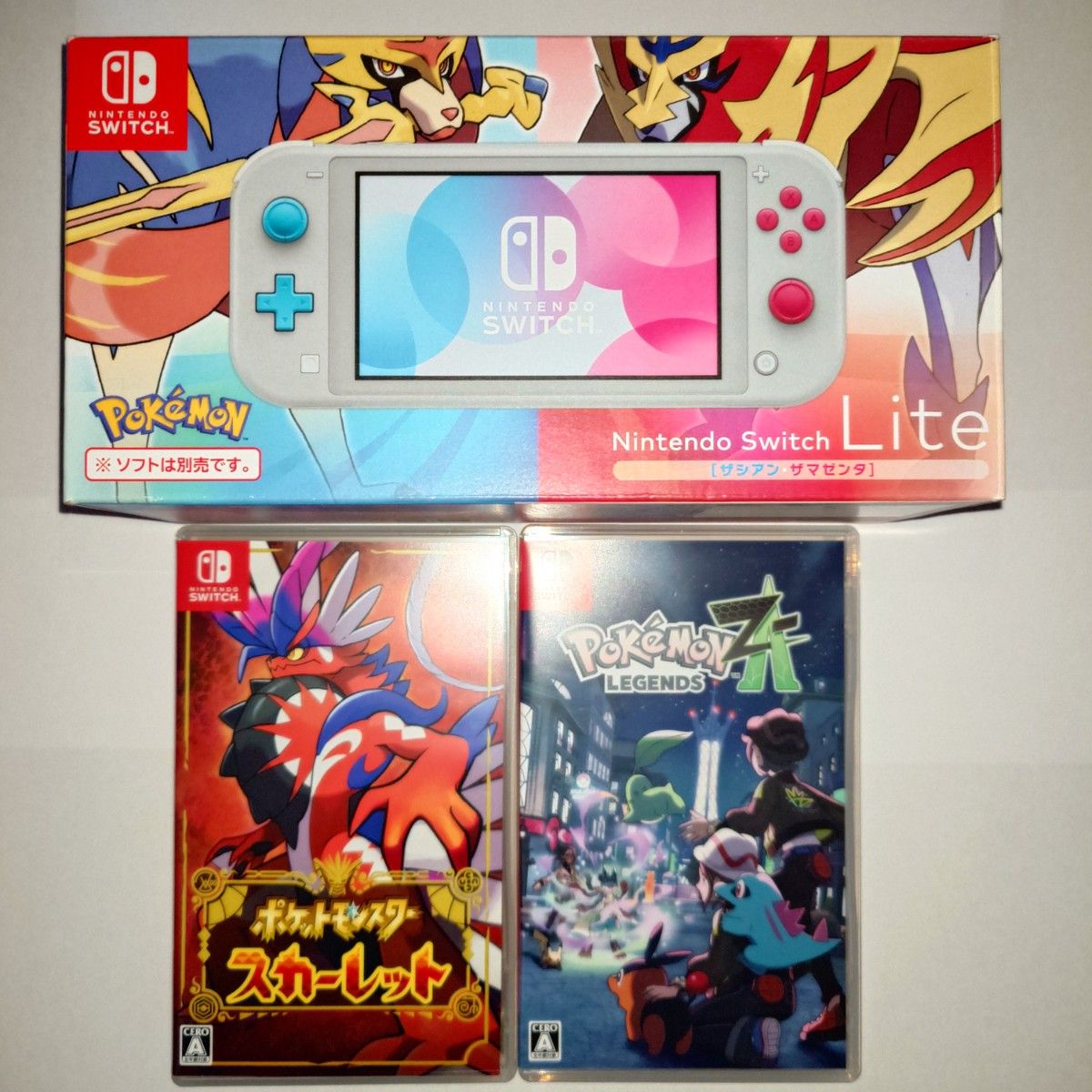 Nintendo Switch Lite ザシアン ザマゼンタ ポケモンZA