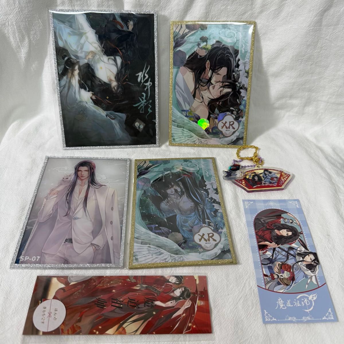 魔道祖師 魏無羨 藍忘機 色紙 グッズ しおり アクリルキーホルダー