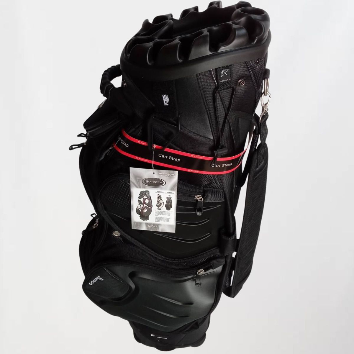 プレミアム BENNINGTON ベニントン 15分割 キャディバッグ ブラック