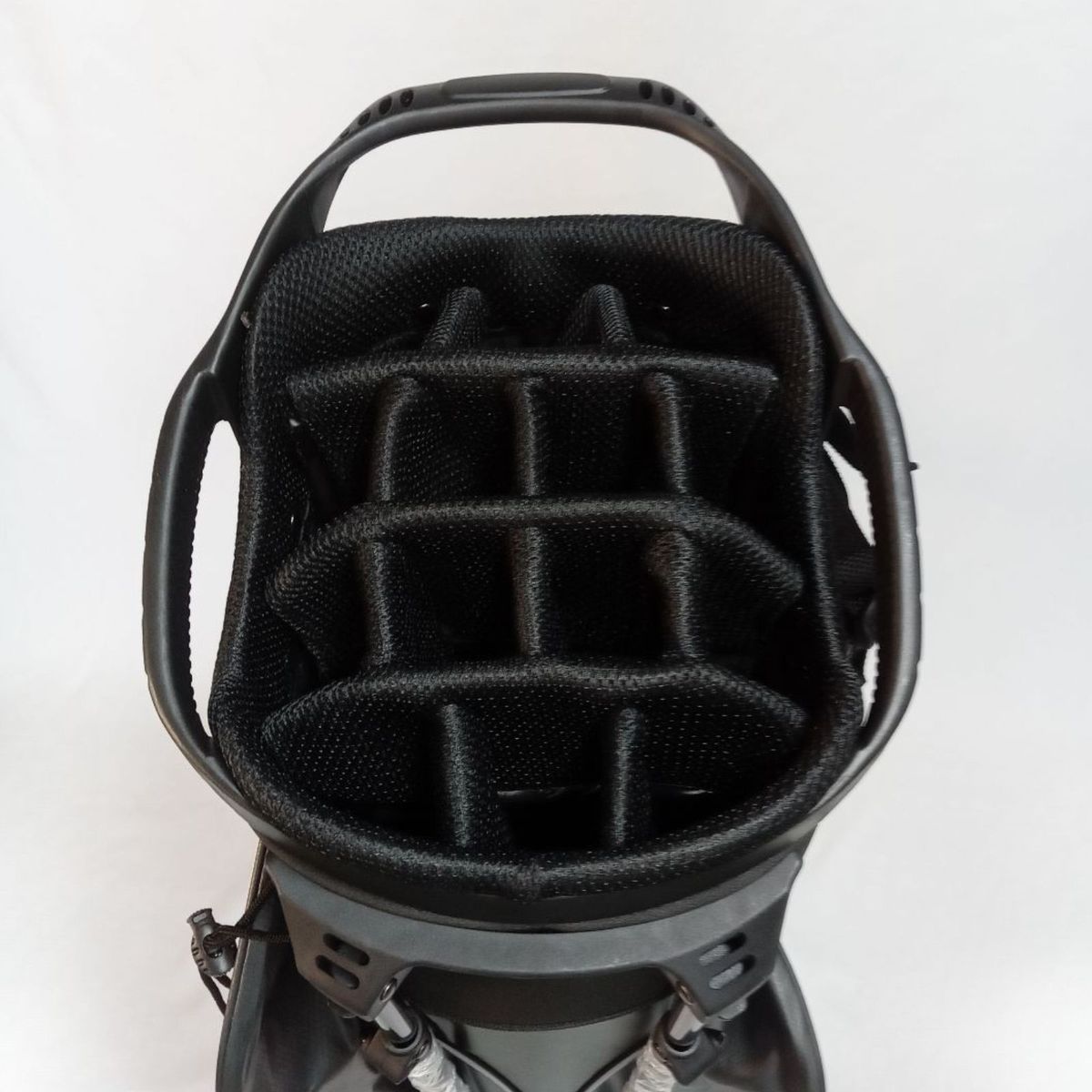 ベニントン ZONE スタンド式キャディバック ダークグレー ホワイト