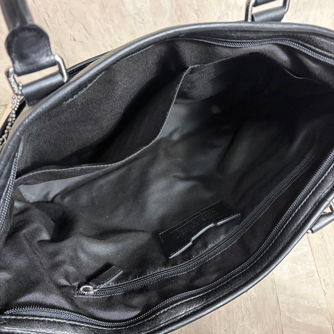 極美品 コーチ ビジネスバッグ カムデン 2way 大容量 オールレザー A4