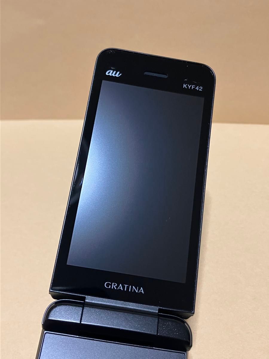 京セラ GRATINA KYF42 ブラック ガラホ 携帯電話 au｜Yahoo!フリマ（旧