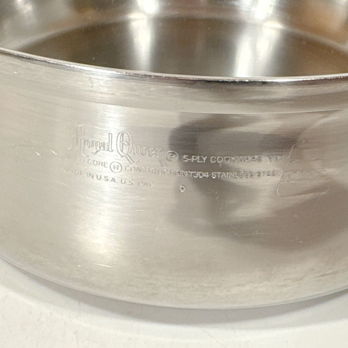ロイヤルクイーン ROYAL QUEEN 2コート ステンレス鍋 IH対応 片手鍋