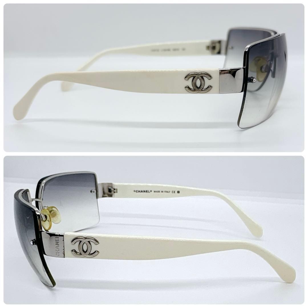 CHANELサングラス リムレス ココマーク CCロゴ 廃盤 ラインストーン