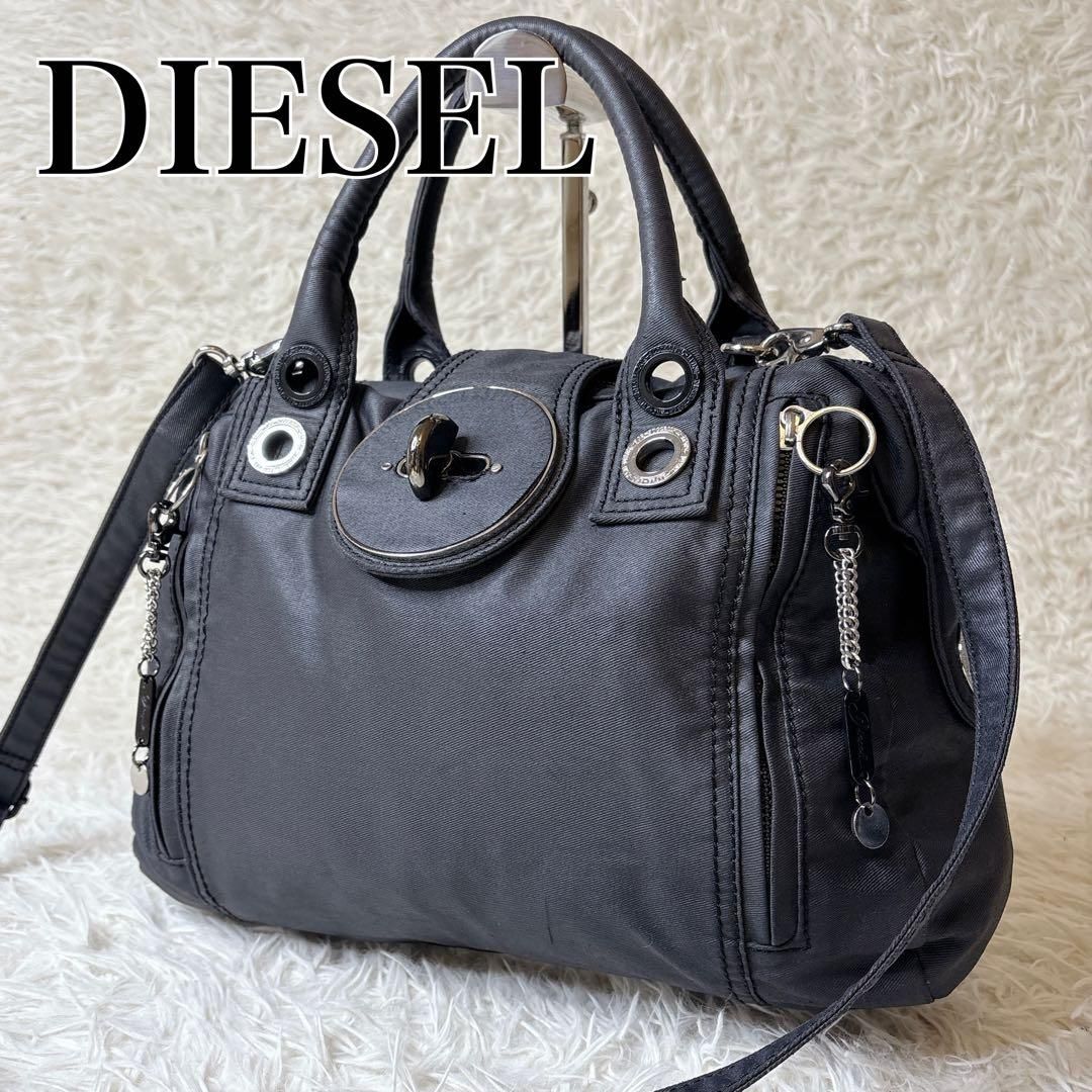 diesel archive y2k Boston black 2way ディーゼル 黒 ミニボストン