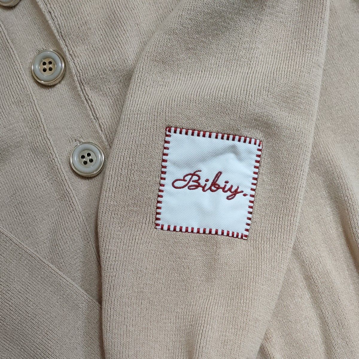 BIBIY DINER CARDIGAN ビビィ ベージュ｜Yahoo!フリマ（旧PayPayフリマ）