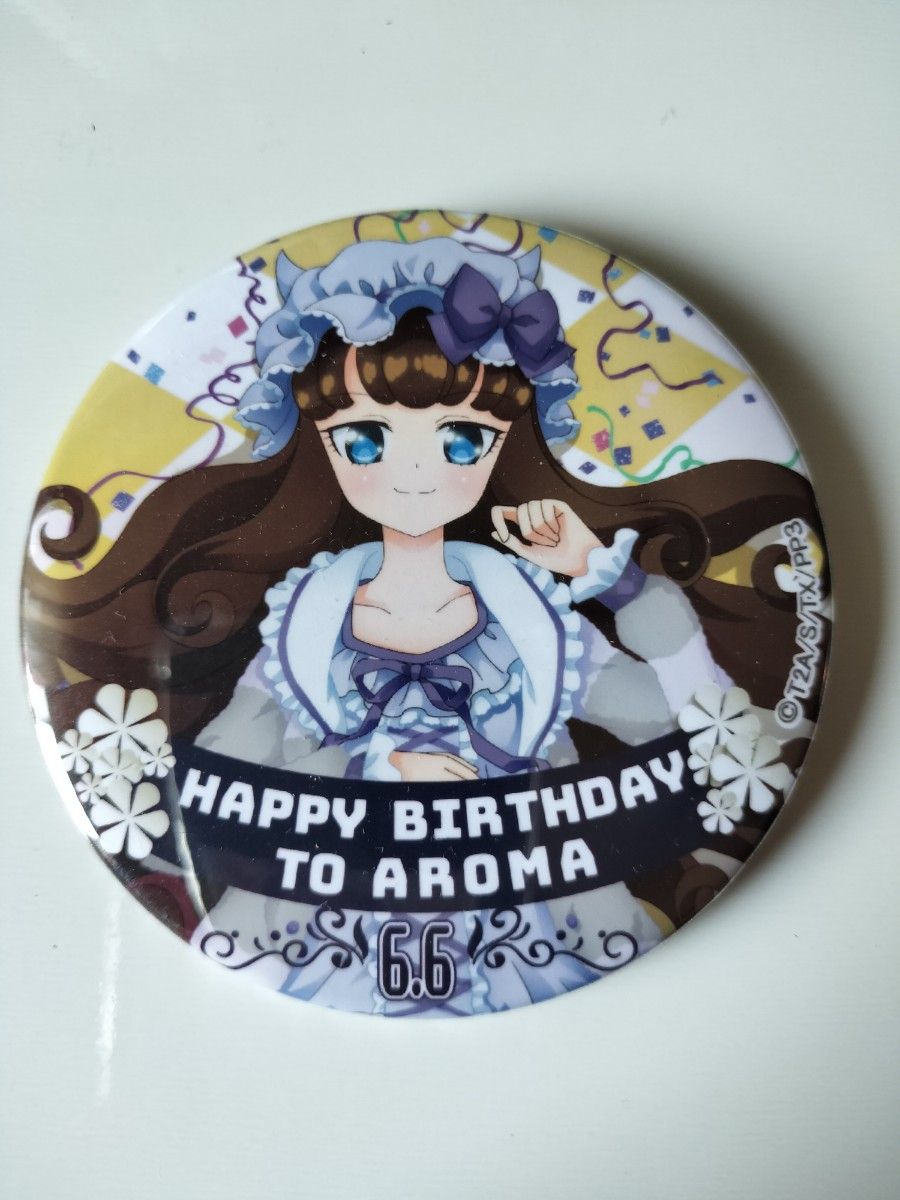 vi専用 プリパラ 黒須あろま プリティーオールフレンズ 缶バッジ 白黒