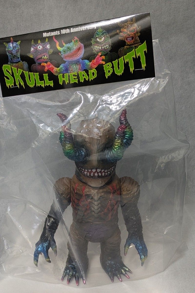 SKULL HEAD BUTT サタニックX スカルヘッドバット ソフビ Marmit