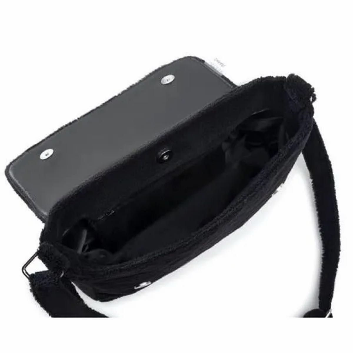 CHANEL シャネル ミニバッグ ポーチ コーヒーブラウン×ホワイトロゴ